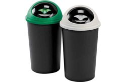 HOME 25 Litre Recycle Bin Twin Set.